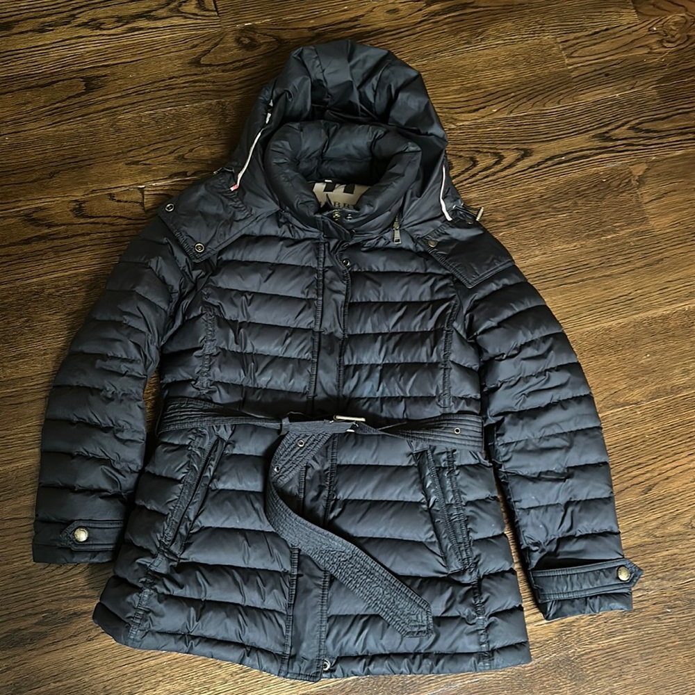 Burberry Down Belted Coat